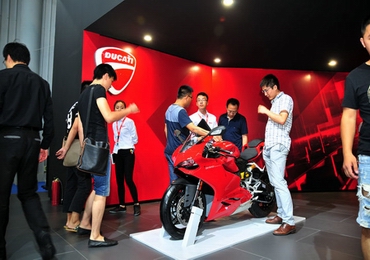 红色魅惑 Ducati 899 panigale成都车展亮相