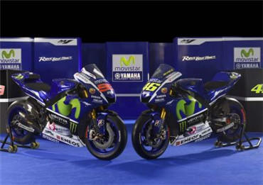 雅马哈厂队发布其2015赛季用车YZR-M1