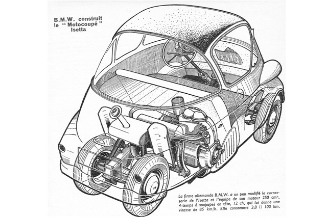 摩的其实可以棒棒哒“泡泡车”宝马Isetta_摩托车之家_杂闻_摩信网手机版