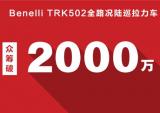 贝纳利拉力车TRK502众筹破2000万