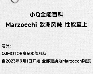 QJMOTOR赛600更换为Marzocchi减震