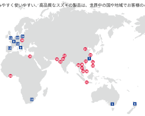 铃木海外15家主要销售店简介